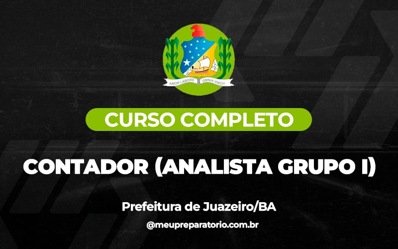 Contador (Analista Grupo I) - Juazeiro (BA)