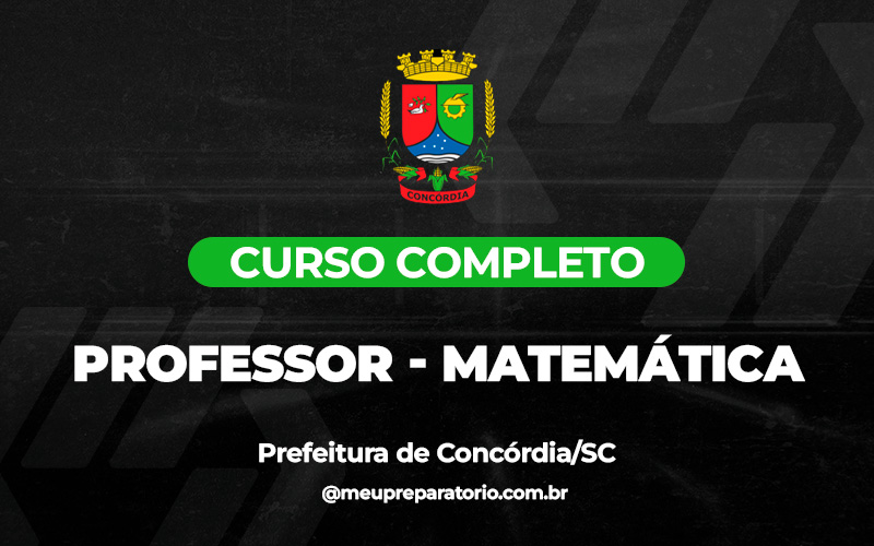Professor – Matemática -  Concórdia (SC)