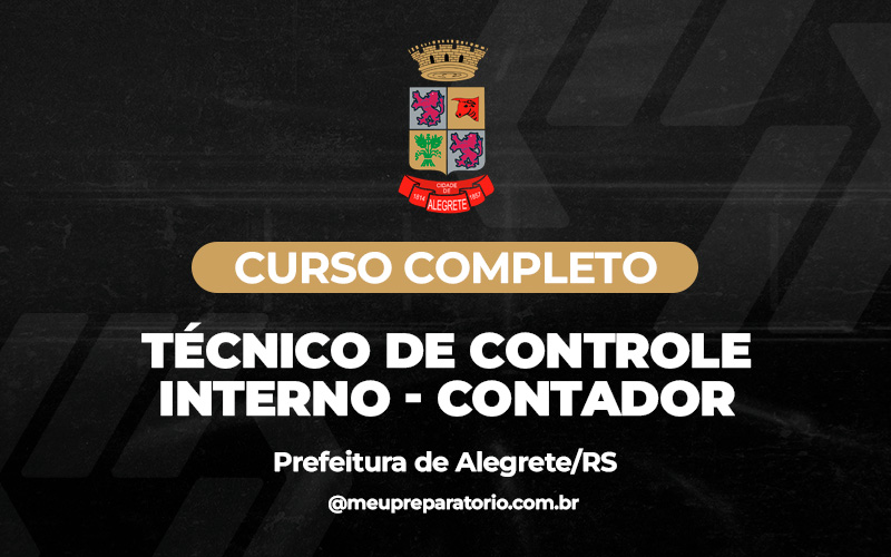 Técnico de Controle Interno - Contador - Alegrete (RS)