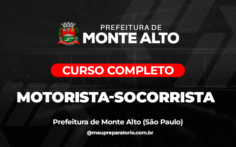 Motorista - Socorrista - Monte Alto (SP)