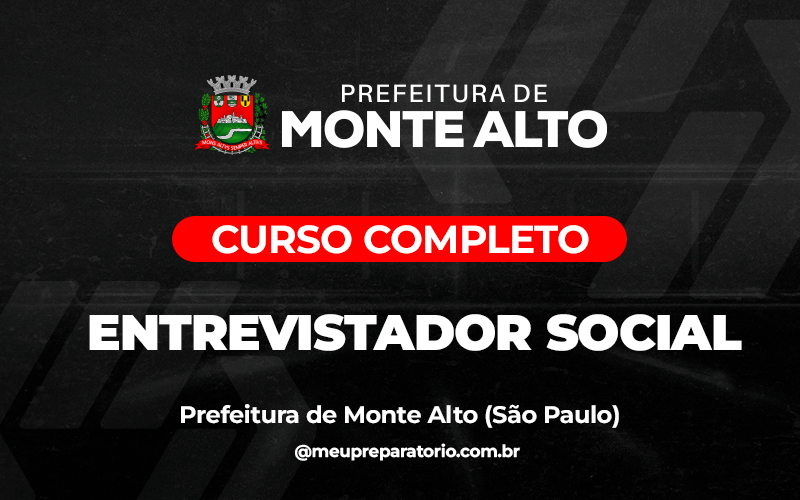 Entrevistador Social - Monte Alto (SP)