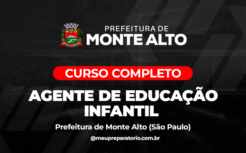 Agente de Educação Infantil - Monte Alto (SP)