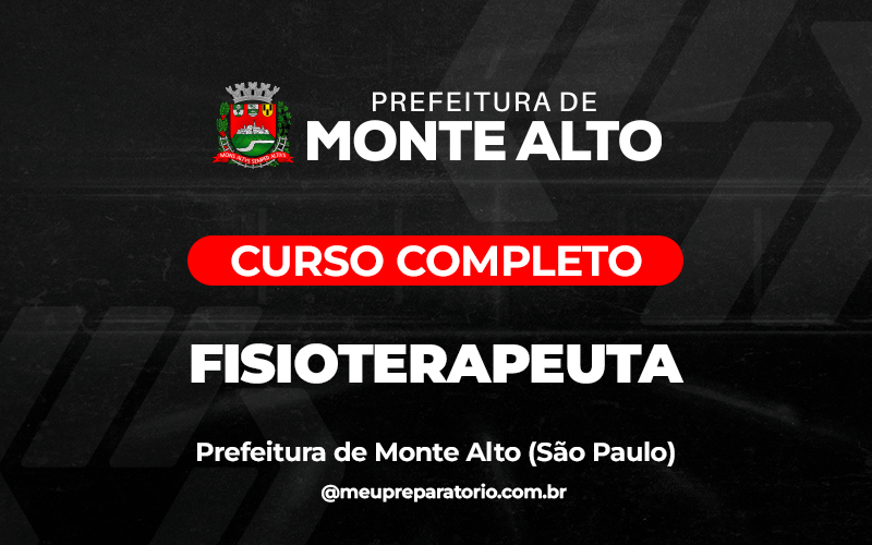 Fisioterapeuta - Monte Alto (SP)