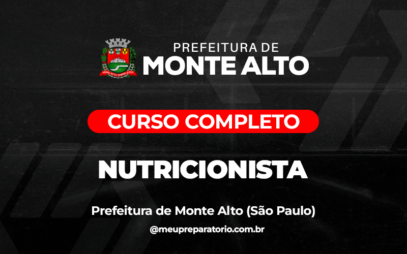 Nutricionista - Monte Alto (SP)
