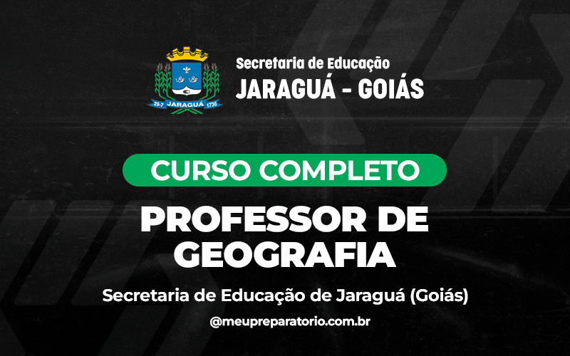 Professor de Geografia - Jaraguá (GO) - SEDEC