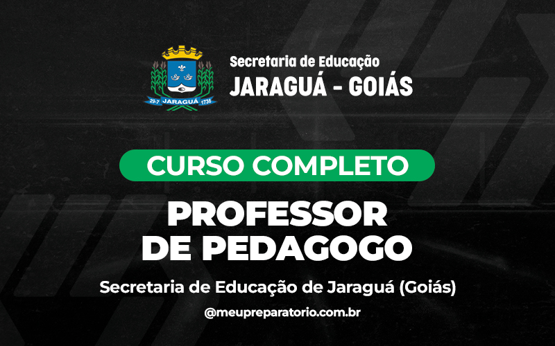 Professor de Pedagogo - Jaraguá (GO) - SEDEC