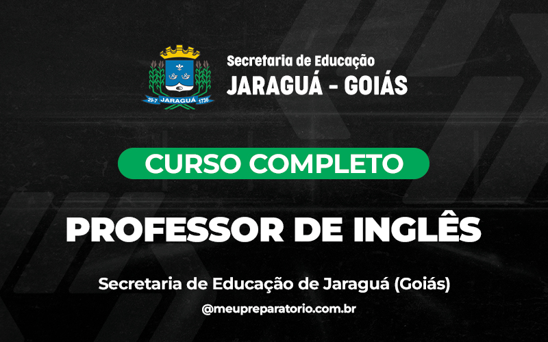 Professor de Inglês - Jaraguá (GO) - SEDEC