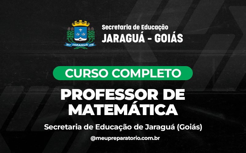 Professor de Matemática - Jaraguá (GO) - SEDEC