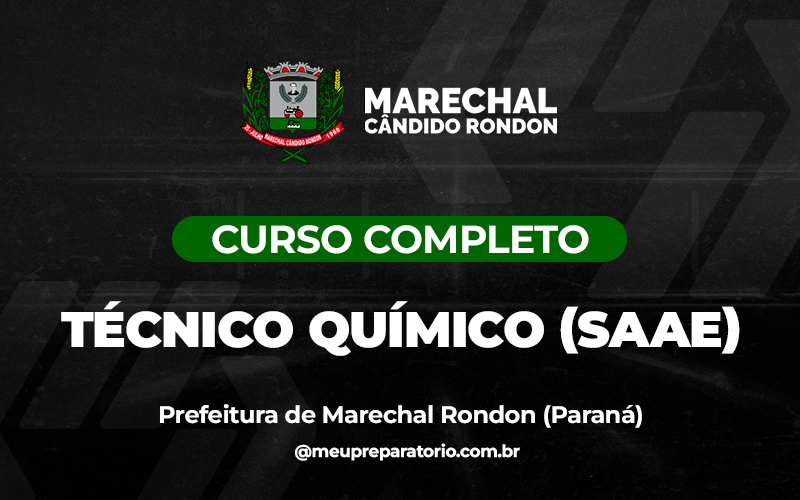 Técnico Químico (SAAE) - Marechal Cândido Rondon (PR)