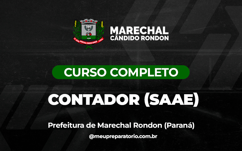 Contador (SAAE) - Marechal Cândido Rondon (PR)