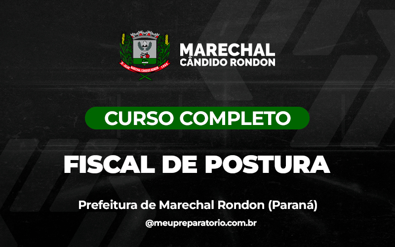 Fiscal de Postura - Marechal Cândido Rondon (PR)