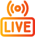 botão live
