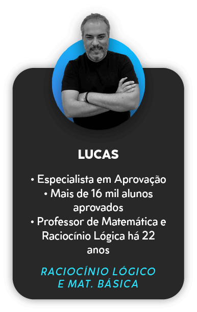 Lucas, prof. de Matemática para PMPI