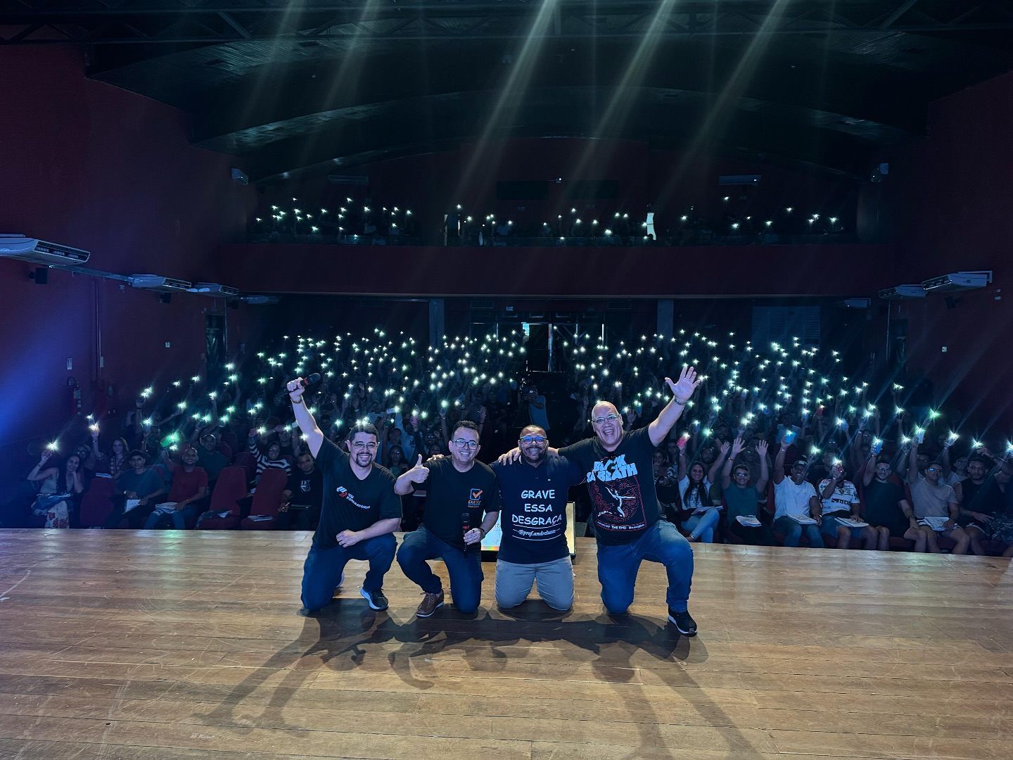Professores do Meu Preparatório em evento ao vivo